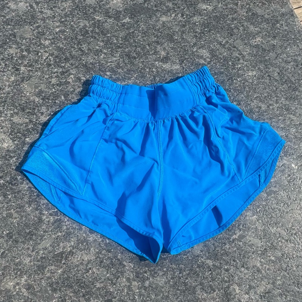 Lululemon Athletica Bright Blue Athletic Shorts